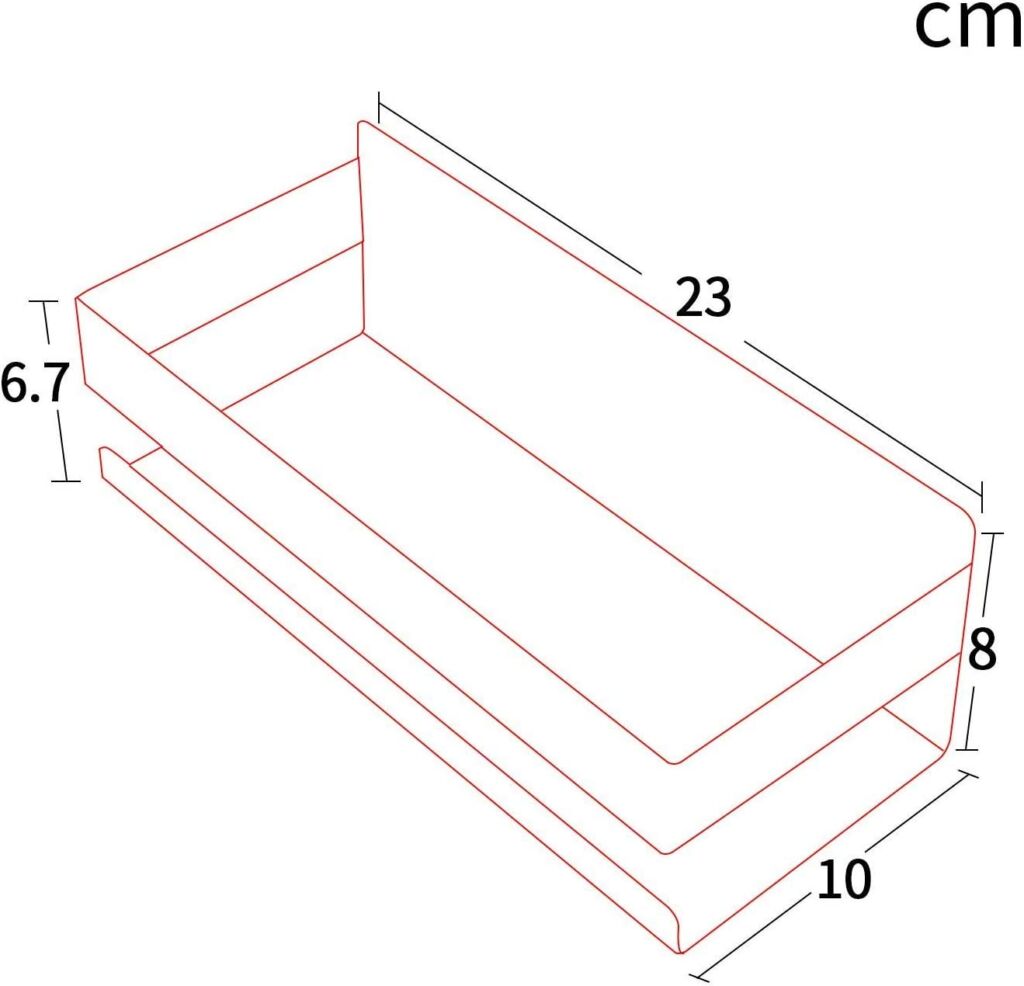 Amazon Hot Selling Self Adhesive Shower Shelf – Bathroom Shelf Stick on Wall Shower Caddy Stainless Steel