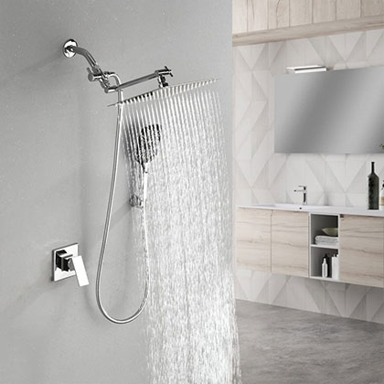 High Pressure Waterfall Shower System Faucet Set