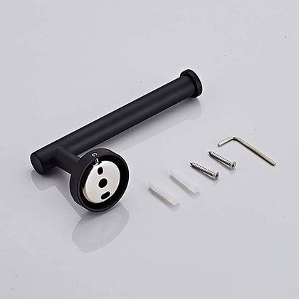 5 PCS Matte Black Bathroom Hardware Set