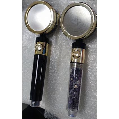 High Pressure Handheld Shower Head 4 Settings,High Flow Hand Held Shower Head in Chrome