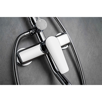 3 Functions Brass Bathtub Bathroom Shower Faucets Mixers