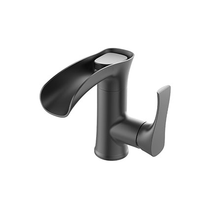 Best Single Hole Waterfall Spout Bathroom Basin Sink Faucet