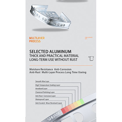 Bathroom Corner Shelf Shampoo Holder