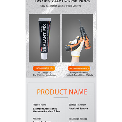 Bathroom Accessories Five-piece Set